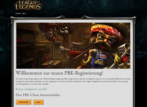 league pbe account|So könnt ihr auf dem PBE